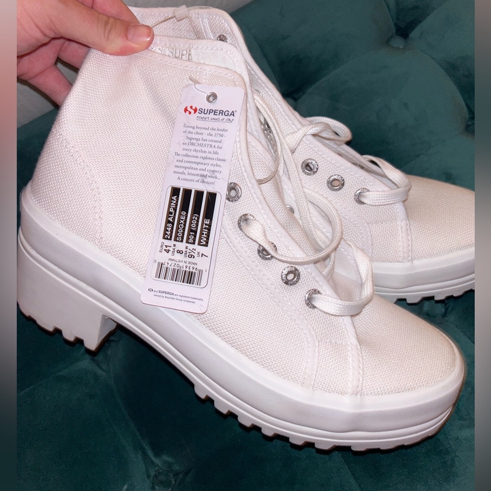 NWT Superga Platform High Tops